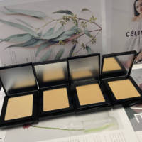 Maquillage de marque privée 12 couleurs portant la poudre pressée mate sans huile Palette maquillage fond de teint et poudre à couverture complète