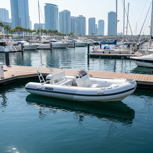 4.2m PVC/Hypalon/Orca Aluminium RIB <span class=keywords><strong>Yacht</strong></span> Pas Cher Bateau Gonflable De Luxe à Vendre - Product Image 4