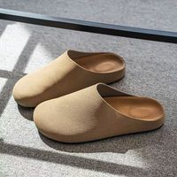 Sandales mules respirantes à semelle souple pour hommes – Style décontracté et minimaliste, inspiré des mules à enfiler, idéales pour le printemps et l'extérieur
