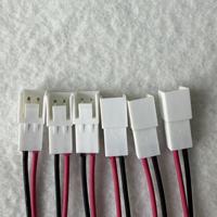 Kabel Harness Elektronik 2-Pin Merah & Hitam yang Dapat Disesuaikan, Perakitan Kabel Terminal Berlapis Timah untuk Baterai dan Catu Daya