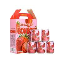 Boissons coréennes, pulpe de fruits Haitais, boisson à la pulpe de fruits, raisin, fraise, myrtille, jus de fruits aux saveurs variées, boisson 238 ml