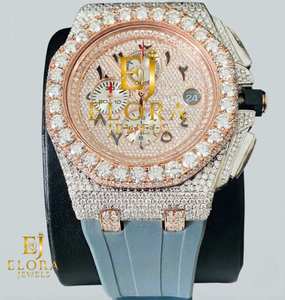 Montre Homme Moissanite Diamant Argentée Luxe Hip Hop Iced Out Tendance Moderne Meilleure Vente Disponible à l'Achat - Product Image 5