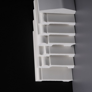 Pemasangan Mudah Berkualitas Tinggi Tahan Lama Warna Putih Gaya Modern Bahan Polistirena PS Moulding untuk Dekorasi Dinding Interior - Product Image 1