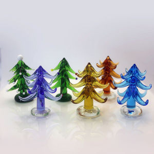 Handmade tùy chỉnh lampwork Murano Glass Cây giáng sinh bức tượng trang trí cho kỳ nghỉ trang trí - Product Image 4