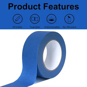 Amazon Hot Sale Original Blue Multi Surface 14 Days UV Protection Clean Release Painters Tape 2090 1.88 Inch 1.41 In 60 Yds