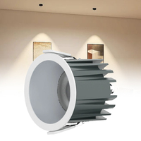 Haute qualité faisceau étroit salle de bain Cob éclairage lampe plafonnier maison petit Spot Downlight encastré Led projecteur
