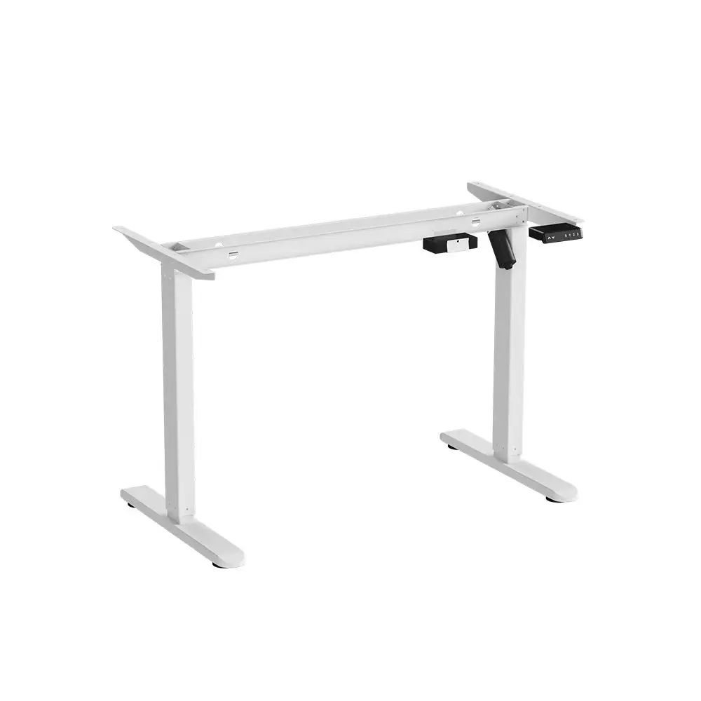 Wholesale Ergonomic Home Office Two Segments Electric Height Adjustable Standing Lift Desk Sit to Stand Desk Frame