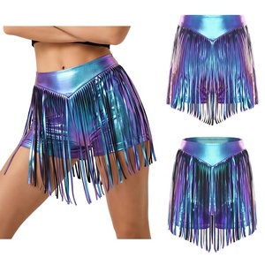 Pantalones Cortos Metálicos para Mujer, Estilo Cheeky, para Baile, Discoteca, Espectáculos, Conciertos, Noches de Baile Litúrgico, Jazz Latino - Product Image 5