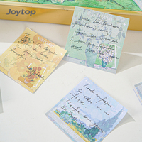 Joytop Blocs-notes à feuilles mobiles imperméables, papier d'art de haute qualité, motif animaux de dessin animé, logo personnalisé, plusieurs tailles, faible MOQ, vente en gros