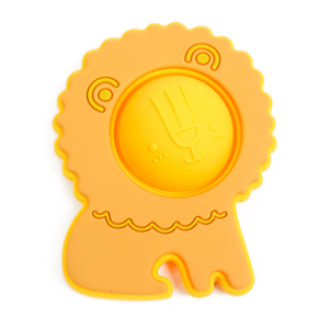 ยางกัดซิลิโคนรูปสิงโตทำจากซิลิโคนธรรมชาติสำหรับกัดเล่นสำหรับเด็ก - Product Image 1