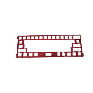 Teclado mecánico de fibra de carbono aleación de aluminio latón tecnología de mecanizado CNC servicio OEM ODM diseño personalizado - Product Image 3