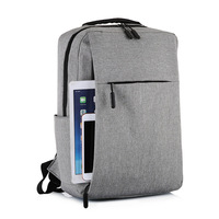 Mochila Impermeable de Poliéster para Viajes, Negocios, Universidad, Estudiantes, con Compartimento para Laptop, Diseño Simple y Moderno