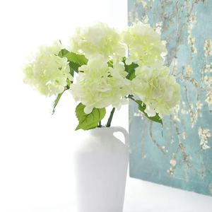Fiore di Ortensia Artificiale Realistico al Tatto d'Acqua, Stelo Singolo di Ortensia Finta per Vaso da Soggiorno, Decorazione Floreale per Matrimoni - Product Image 2