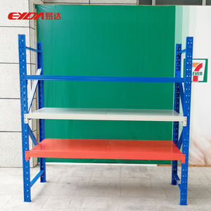 Estantes y estantes apilables al por mayor, estante de almacenamiento para almacén, estanterías de acero, estantes de metal de servicio medio, estantes de estantería sin pernos - Product Image 5