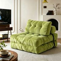 Canapé compressé sous vide, fauteuil paresseux pliable, pouf carré, adapté aux salons et aux chambres à coucher