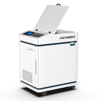 Nouveau pistolet de nettoyage laser à fibre pulsée portable 1000W pour l'élimination de la rouille sur l'acier, l'aluminium et les métaux, avec refroidissement par eau