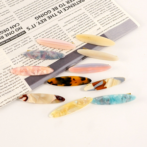 Juego de Pinzas para el Cabello Personalizadas con 1000 Colores, Acetato Ovalado de 7 cm con Base Metálica, Variedad de Opciones para Accesorios para el Cabello - Product Image 6