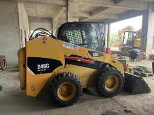 ขายร้อนใช้ CAT 246C มือสอง CAT 246 3TON MINI SKID Steer รถตักล้อยางสภาพดี - Product Image 5
