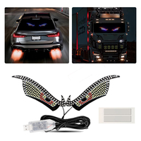 Lampe d'affichage à LED pour fenêtre arrière de voiture Lampe de l'œil du diable Écran d'affichage à LED pour voiture Écran d'affichage à LED RVB Écran matriciel flexible