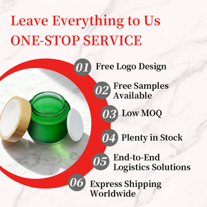 Harga pabrik kualitas tinggi 200g 200ml stoples kaca bulat dengan tutup kayu wadah kosmetik tubuh Scrub kemasan perawatan kulit - Product Image 4