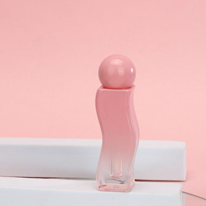 Spot 2,5 ml Transparente Wave Pink Cover Tubo de brillo de labios Tubos de brillo de labios personalizados Tubos de brillo de labios rosa - Product Image 6