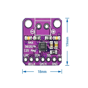 MAX98357 <strong>I2S</strong> Class D Amplifier Module Filterless Audio Amplifiers for <strong>Raspberry</strong> <strong>Pi</strong> ESP32 - Product Image 6