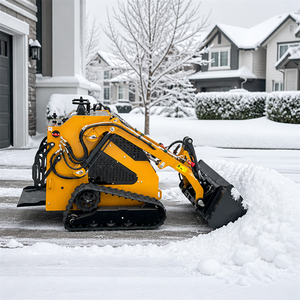 Elektrische compacte tracklader voor landbouw, ranch, landschapsaanleg en bouwwerkzaamheden, op batterijen werkende mini-skidsteer - Product Image 5