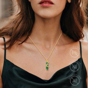 Changda, chapado en oro, cobre, <span class=keywords><strong>Cuarzo</strong></span> <span class=keywords><strong>Rosa</strong></span>, elegante <span class=keywords><strong>amuleto</strong></span> de piedra cornalina roja, collares de piedra de cristal curativo de Fénix para mujer - Product Image 3