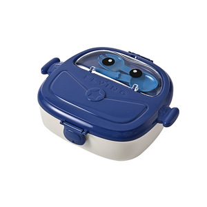 Portable mode Camping boîte à lunch étudiant Bento boîte <span class=keywords><strong>Peter</strong></span> Pan forme compartiment boîte à lunch en gros étanche thermique - Product Image 5