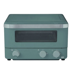 Koreanischer Haushalts-Mini-Dampfofen 12L mit Holzdekor, Zeiteinstellung und Mikro-Backfunktion - Product Image 4