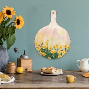 6 Piece Mini <strong>Unfinished</strong> <strong>Wooden</strong> Cutting <strong>Board</strong> Craft Handle Rustic <strong>Cheese</strong> Charcuterie Serving <strong>Board</strong> Disposable Dishwasher Safe - Product Image 6