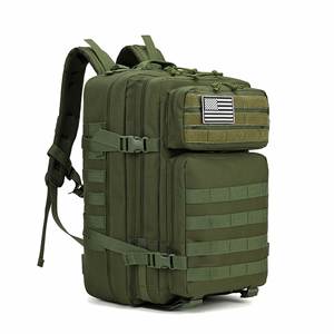 Custom Logo Wholesale Oxford Climbing Camping Travel Unique Molle Rucksack Back Pack Bag 3D Tactical <b>Backpack</b> - Product Image 3