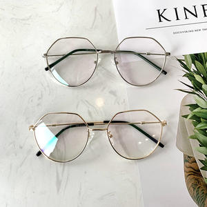 Qianai – montures de lunettes en métal irrégulières pour femmes, avec verres Ac, anti Uv, monture complète pour prescriptions X2 1949 - Product Image 5