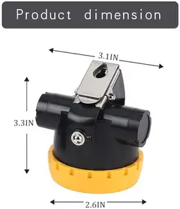 모자 헤드 램프 광부 빛 손전등 7 LED 사냥 낚시 하이킹 광업을위한 하드 모자 BK3000