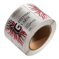 Etiquetas Autoadhesivas para Botellas de Vino, Personalizadas, con Relieve, Estampado en Caliente y Diseño en Relieve, Hechas de Papel de Arte