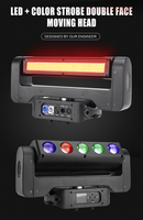 Nouveau produit, éclairage de scène DMX à vitesse rapide, LED double face, tête mobile de scène DJ
