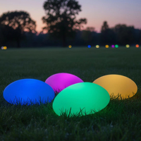 Décoration de Noël Couleur Changeante PE Pebble Lights IP65 Étanche Musique Lumières Led Swing Led matrice Panneau