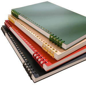 Op maat gedrukt kunstpapier hardcover notitieboek waterdicht A4/A5 spiraal gebonden 100 vellen voor studenten dagboek oefening notities maken - Product Image 3