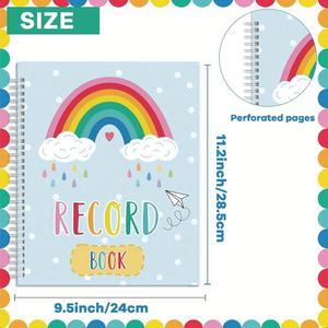 <span class=keywords><strong>Carnet</strong></span> <span class=keywords><strong>de</strong></span> notes pour enseignant à spirale avec sections Gratitude et <span class=keywords><strong>Santé</strong></span> pour l'organisation en classe et le développement personnel - Product Image 4