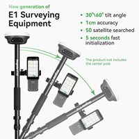 SingularXYZ E1 GNSS RTK Differential GPS GNSS Receiver 1408 Kanal IP68 OEM DGPS Peralatan Survei Lahan RTK IMU Base dan Rover