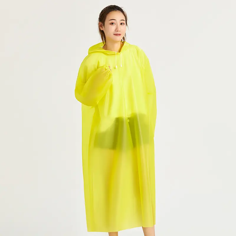 신상품 EVA 풀오버 비옷 성인 방수 레인 판초