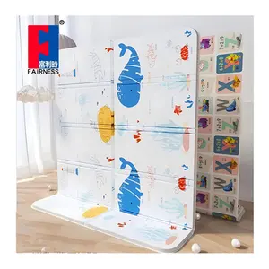 Fairness Baby Play Mat Crawling Foldable Waterproof Anti-Slip Portable Child Floor Mat Living Room Mat for Toddlers Infants Kids