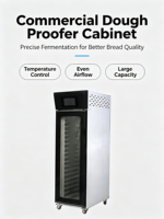 Machine de Fermentation Réfrigérée pour Pains avec Humidificateur, Réfrigérateur de Fermentation pour Pâte