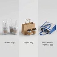 Gobelets en plastique PP avec couvercles, impression personnalisée, vente en gros pour les cafés à café glacé