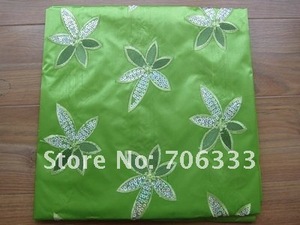 Tela de encaje africana Sego Gele ecológica de gran venta para atuendos de moda, poliéster bordado - Product Image 6
