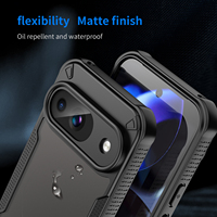 Casing Bumper tahan guncangan untuk Google Pixel 9 Pixel9 Pro XL, casing penutup belakang keras buram anti selip terasa kulit Untuk Pixel 10 Pro XL