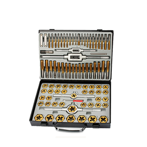 Juego de Herramientas Manuales de Roscado Sae Métrico de 86 Piezas con Machos y Terrajas de Dientes Finos y Gruesos Hss - Product Image 2