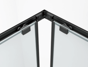 Salle de <span class=keywords><strong>douche</strong></span> de haute qualité <span class=keywords><strong>avec</strong></span> poignées carrées, <span class=keywords><strong>porte</strong></span> coulissante en verre antidéflagrante de 5mm - Product Image 2