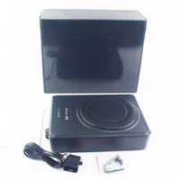 Subwoofer actif fin pour voiture, OEM ODM, 600W 14.4V avec amplificateur, bobine simple, haut-parleur de basses de 10 pouces pour voiture