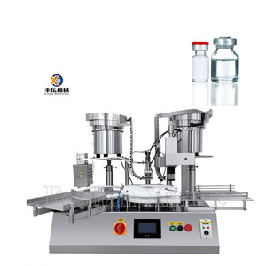 Desktop vullijn monoblock essentiële olie vaccin orale flacon bottel- en afsluitmachine voor flacons - Product Image 1